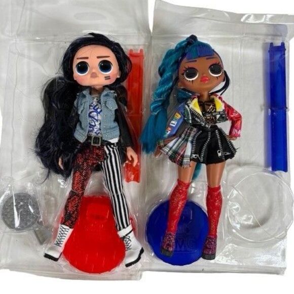 New LOL Surprise OMG Remix 2 Pack ROCKER BOI & PUNK GRRRL Fashion Dolls READ - Picture 1 of 8